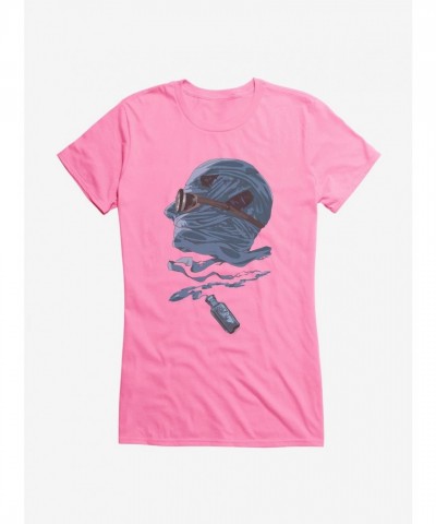 Invisible Man Poison Design T-Shirt - Lightweight Cotton for Girls