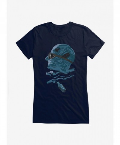 Invisible Man Poison Design T-Shirt - Lightweight Cotton for Girls