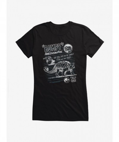 Jurassic World Ankylosaurus Camp Cretaceous Girls T-Shirt