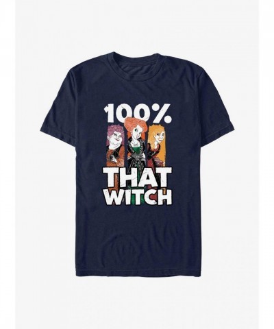 Disney Hocus Pocus Comfortable Cotton Blue T-Shirt for Men