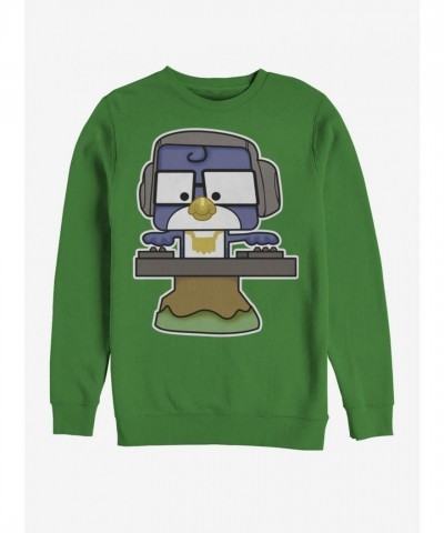 Disney Pixar Toy Story 4 Men's Kelly Green DJ Blu-Jay Sweatshirt