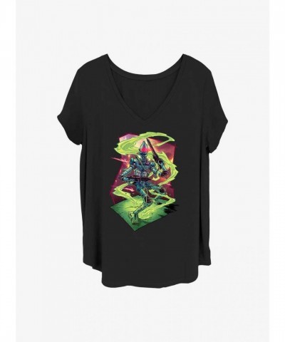 Star Wars IG-11 Droid Plus Size T-Shirt for Girls - Black