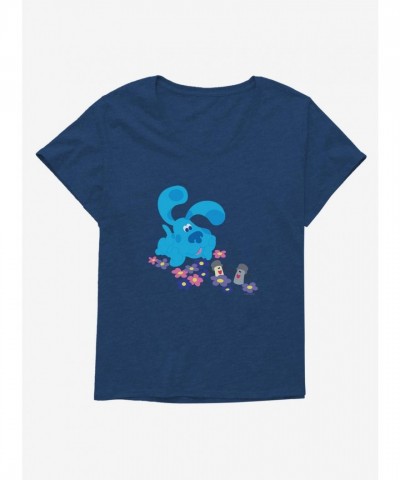 Blue's Clues Playful Mr Salt & Mrs Pepper Plus Size Tee for Girls