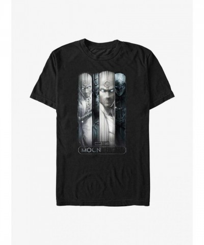 Marvel Moon Knight Graphic T-Shirt - Black Men's Lightweight Cotton