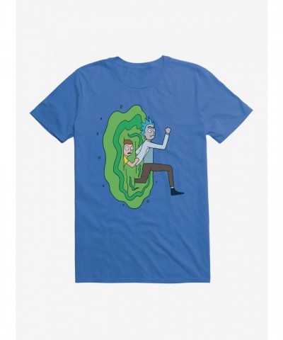 Rick and Morty Portal Run Unisex T-Shirt