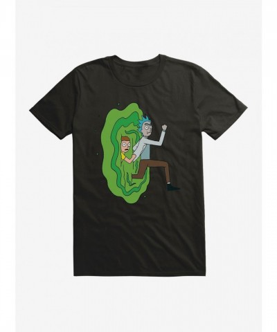 Rick and Morty Portal Run Unisex T-Shirt
