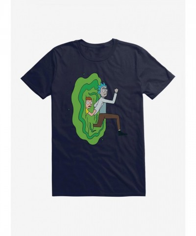 Rick and Morty Portal Run Unisex T-Shirt