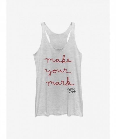 Disney Cruella Girls White Tank Top - Make Your Mark