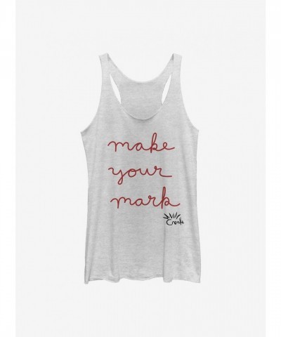 Disney Cruella Girls White Tank Top - Make Your Mark