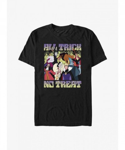 Disney All Trick No Treat Villains Unisex T-Shirt - Black