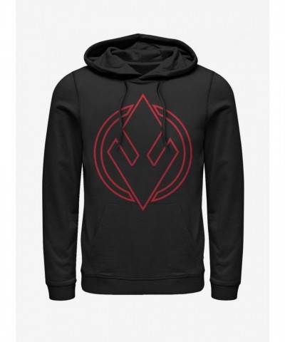 Star Wars Red Sith Trooper Emblem Hoodie - Black for Men