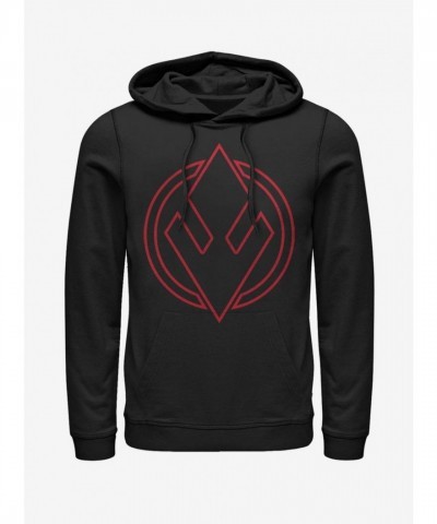 Star Wars Red Sith Trooper Emblem Hoodie - Black for Men