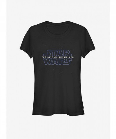 Star Wars Skywalker Girls Stars T-Shirt - Junior Size BLACK