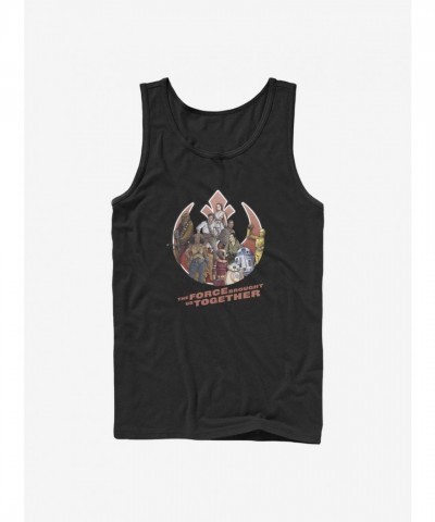 Rebel Together Star Wars: The Rise of Skywalker Black Men's Tank Top