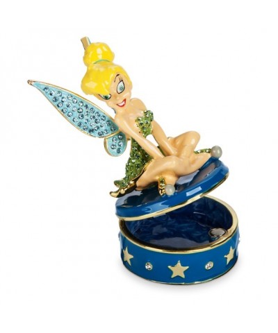 Tinker Bell Crystal Trinket Box by Arribas Brothers - Magical Jewelry Storage
