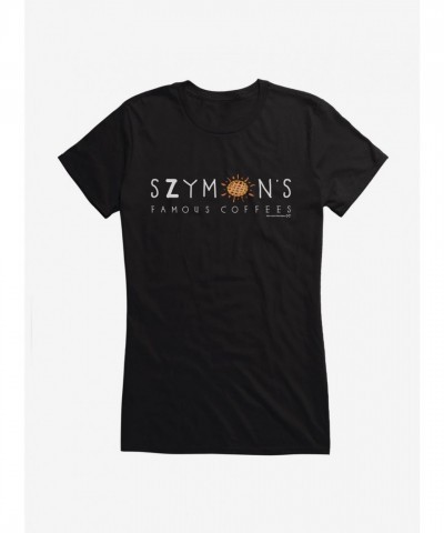 T-Shirt for Girls Featuring Twin Peaks Szymon's Coffee Script