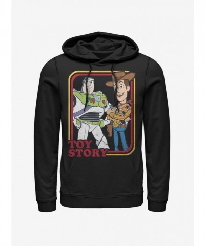 Disney Pixar Toy Story 4 Vintage Men's Black Hoodie