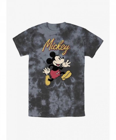 Disney Vintage Mickey Mouse Tie-Dye T-Shirt - Men's Multi