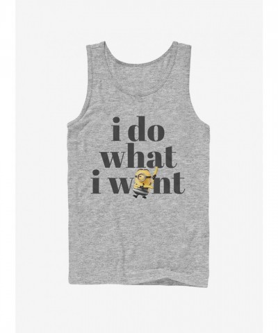 Minion Do What I Want Men's Tank Top - Black