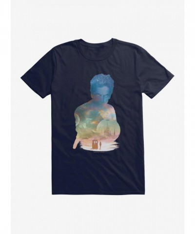 Doctor Who 12th Doctor TARDIS Sunset Unisex T-Shirt