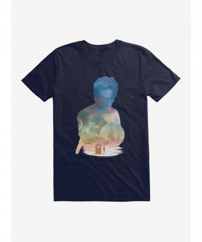 Doctor Who 12th Doctor TARDIS Sunset Unisex T-Shirt