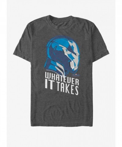 Marvel Iron Man Call T-Shirt - Grey for Men