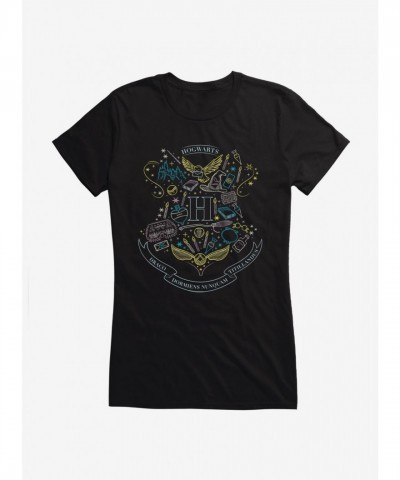 Harry Potter Hogwarts Shield Graphic Tee for Girls