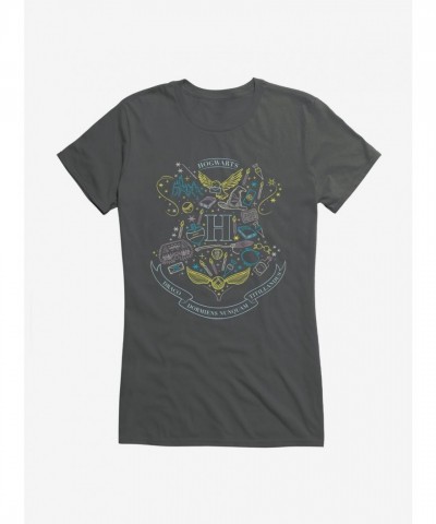 Harry Potter Hogwarts Shield Graphic Tee for Girls