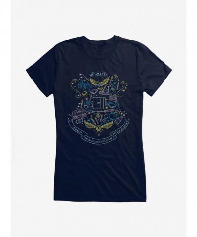 Harry Potter Hogwarts Shield Graphic Tee for Girls