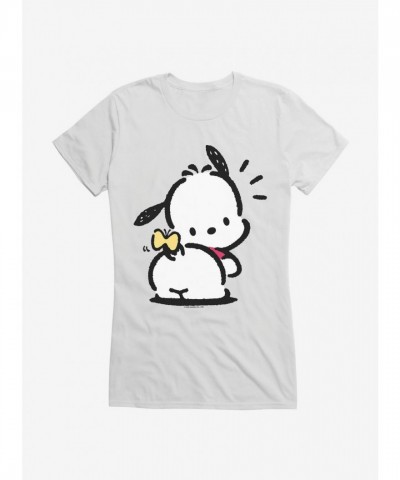 Pochacco Butterfly Bop Girls Cotton T-Shirt