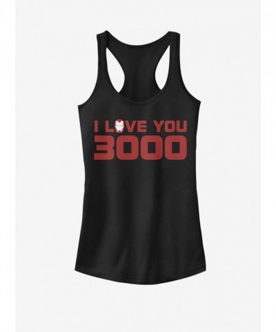 Marvel Iron Man Love Junior Tank Top - Black