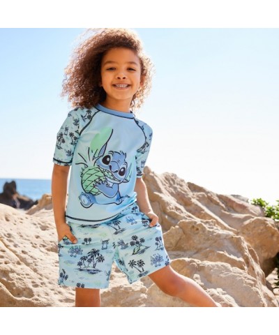 Stitch Tropical UV Protection Rash Guard for Kids