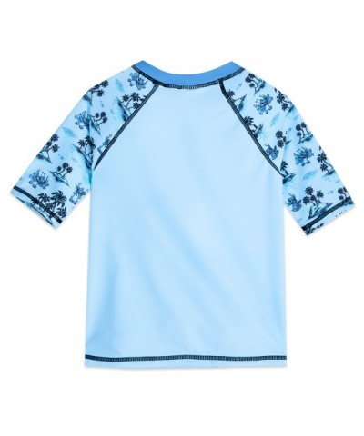 Stitch Tropical UV Protection Rash Guard for Kids