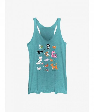 Disney Girls Cats of Disney Channel Tank Top - Junior Blue