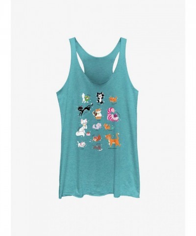 Disney Girls Cats of Disney Channel Tank Top - Junior Blue