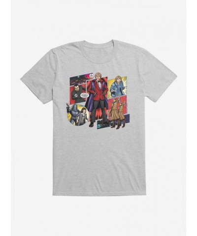 Doctor Who Third Edition Comic Scene Lightweight T-Shirt for Men