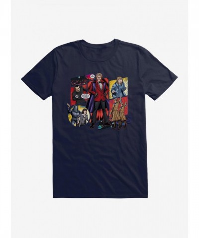 Doctor Who Third Edition Comic Scene Lightweight T-Shirt for Men