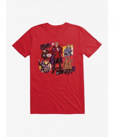 Doctor Who Third Edition Comic Scene Lightweight T-Shirt for Men