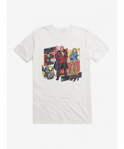 Doctor Who Third Edition Comic Scene Lightweight T-Shirt for Men