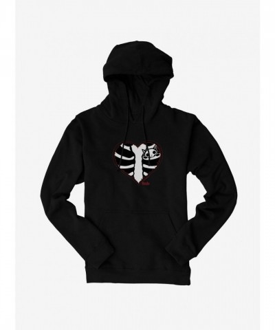 Emily Strange Red Heart Hoodie for Men