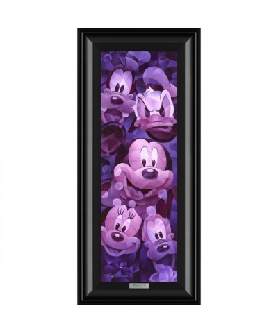 Mickey Mouse and Friends Take Five Framed Art - Limited Edition by Tom Matousek