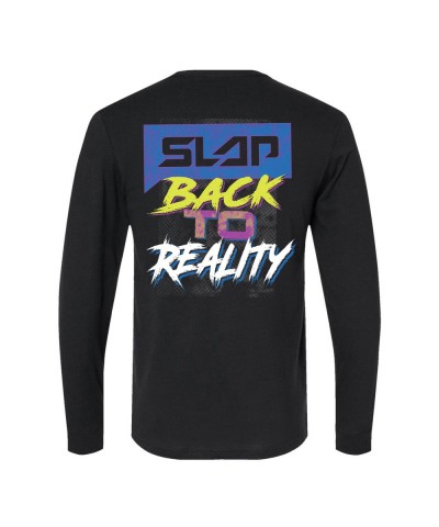 Men's Power Slap League Long Sleeve T-Shirt - Black