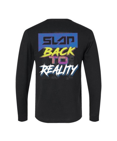 Men's Power Slap League Long Sleeve T-Shirt - Black