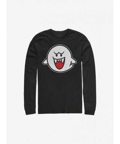 Nintendo Comfortable Long-Sleeve T-Shirt - Black for Men