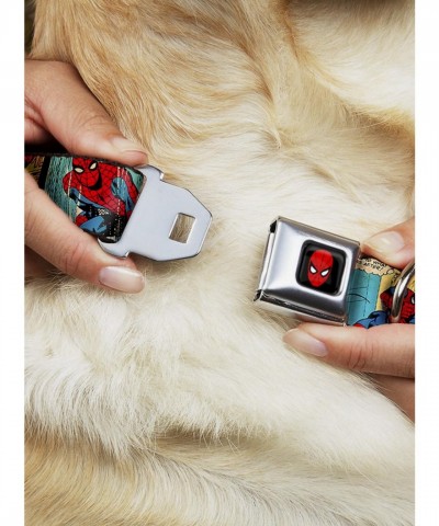 Marvel's Spider-Man Comic Art Seatbelt Buckle Collar