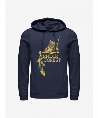 Star Wars Endor Forest Hoodie - Unisex Navy Blue