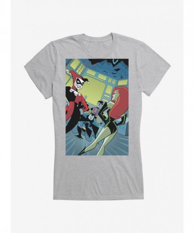 DC Comics Batman Harley Quinn Poison Ivy Junior Girls Cotton Tee