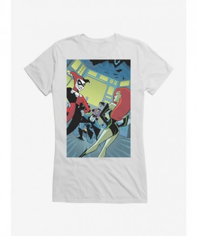 DC Comics Batman Harley Quinn Poison Ivy Junior Girls Cotton Tee
