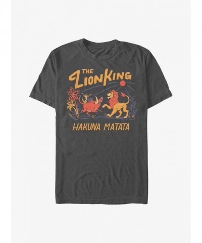 Extra Soft Grey Lion Dance T-Shirt from Disney's The Lion King - Men's Size