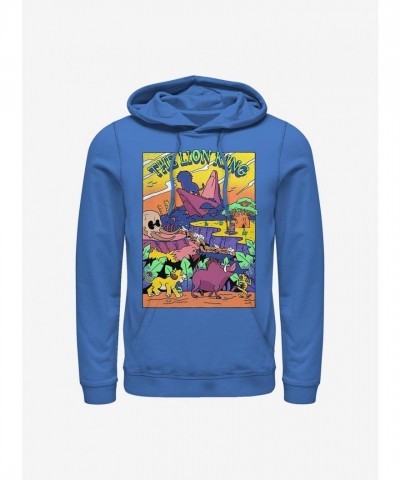 Disney Lion Legend Hoodie - Blue Men's
